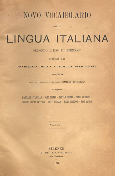 Novo vocabolario della lingua italiana secondo l'uso di Firenze